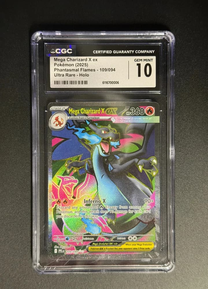 CGC10 Mega Charizard X ex 109 EN