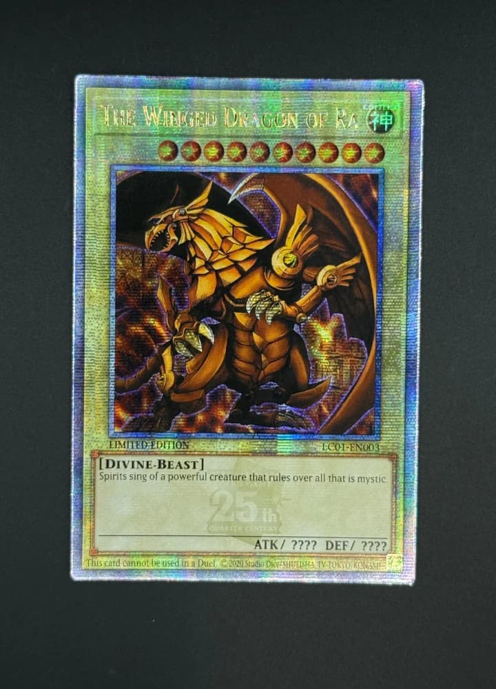 The Winged Dragon of Ra LC01 EN003 25th Anniversary