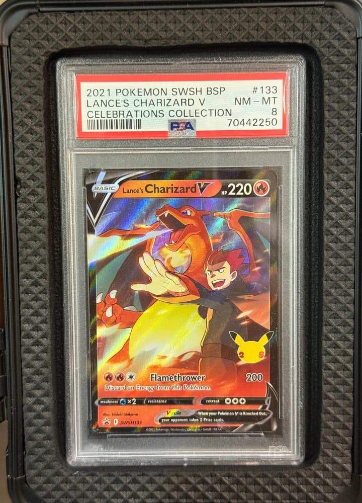 PSA8 Lance's Charizard V 133 JP